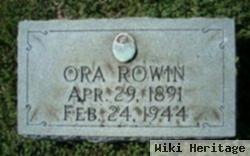 Ora Orms Rowin