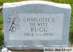 Charlotte Ellen "lottie" Dewitt Rugg