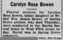 Carolyn Rose Bowen