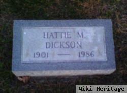 Hattie M Shively Dickson