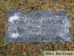 Christine Kinsler Holmes