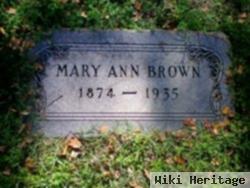 Mary Ann Cothran Brown