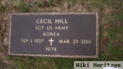 Cecil "pete" Hill