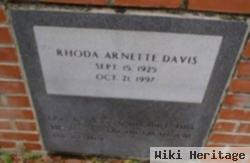 Rhoda Arnett Davis