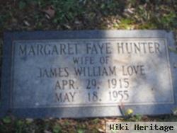 Margaret Faye Hunter Love