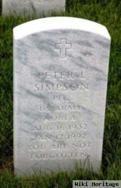 Peter L Simpson