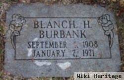 Blanche H Burbank