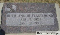 Ruth Ann Rutland Bond