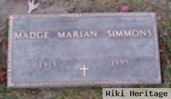 Madge Marian Simmons