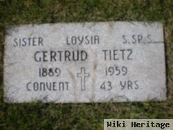 Sr Gertrud Tietz