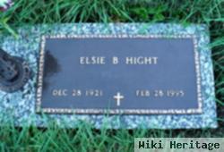 Elsie Butner Hight