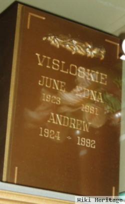 June Edna Visloskie