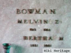 Melvin Z Bowman