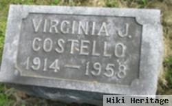 Virginia J Costello