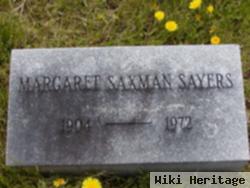 Margaret Saxman Sayers