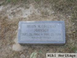 Helen M Coleman Johnson