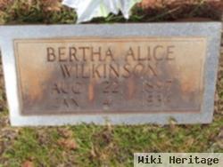 Bertha Alice Wilkinson