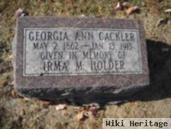 Georgia Anna Colver Cackler