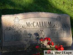 Jack H Mccallum