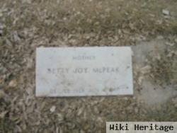 Betty Joy Warner Mcpeak