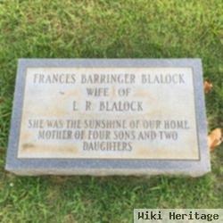 Frances Barringer Blalock