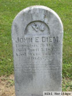 John Elias Diem