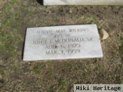 Virginia Mae "jenny" Wilkins Mcdonald