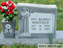 Pete Maxwell Whitfield