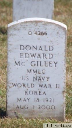 Donald Edward Mcgilley