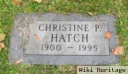 Christine P Hatch