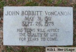 John Bobbitt Voncanon, Sr