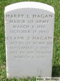 Capt Frank S Hagan