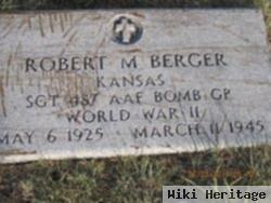 Sgt Robert Max Berger