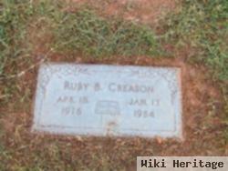 Ruby B Veach Creason