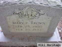 Mary Patterson Brown