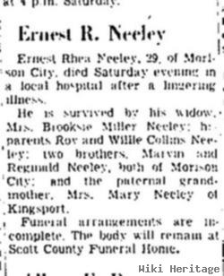 Ernest Rhea Neeley