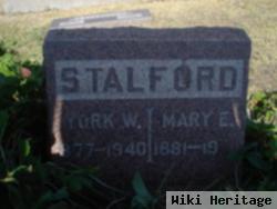 Mary E Stalford