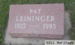 Mary Patricia "pat" Heydon Leininger