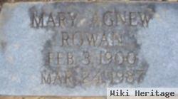 Mary Agnew Rowan