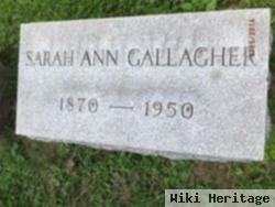 Sarah Ann Gallagher