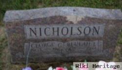 George C Nicholson, Sr