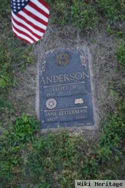 Jane M Letterman Anderson