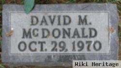 David M Mcdonald