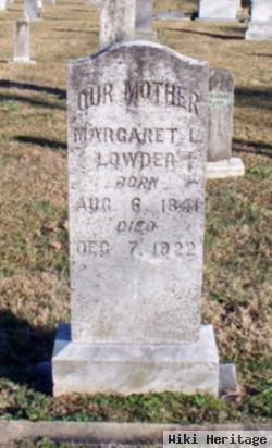 Margaret Ludena Barringer Lowder