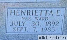 Henrietta E. Ward Lager