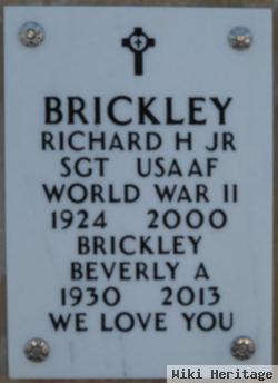 Richard H Brickley, Jr