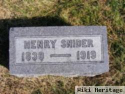 Henry Snider