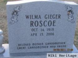 Wilma Gieger Roscoe