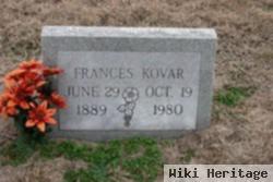 Frances "fannie" Kovar