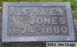 Alpha E Jones